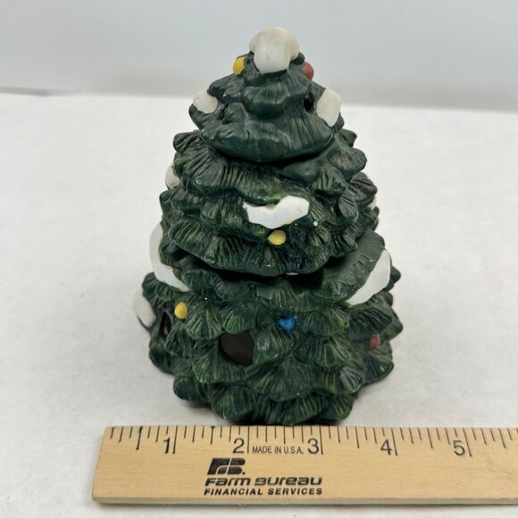 Vintage Dayton Hudson Christmas Tree Potpourri Pot Ladder Climbers Ceramic 5" - Picture 13 of 16